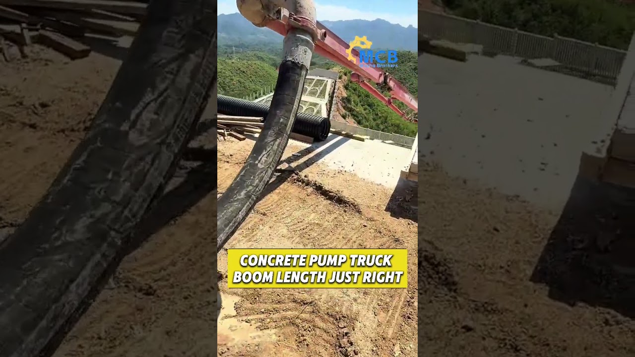 56m Concrete Pump Truck Boom Length Just Right
