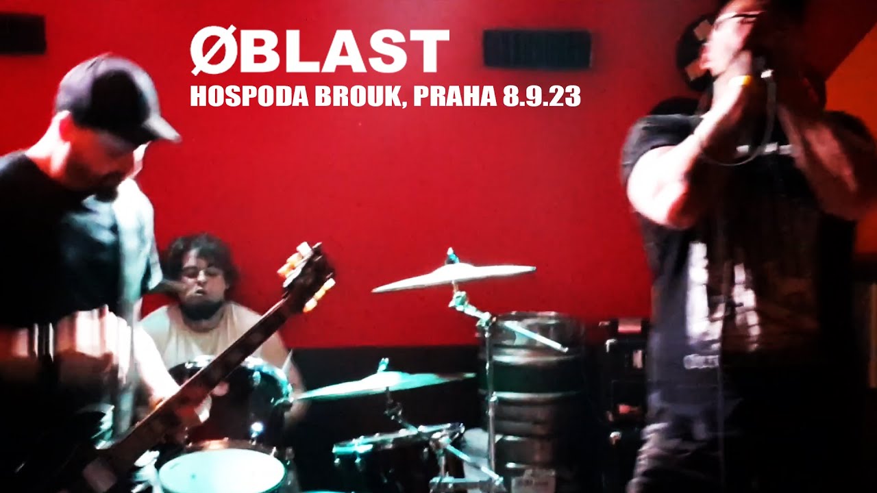 ØBLAST 'Co bude včera' - Hospoda Brouk, Praha September 8 2023 (Grindcore Czech)