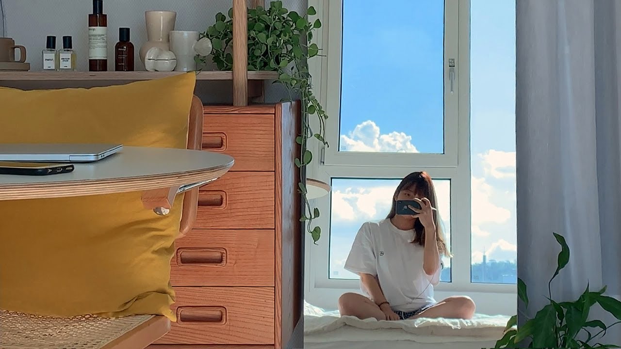 우리집의 여름 풍경, 다시 시작된 재택근무, 내멋대로 깻잎페스토, 무화과샌드위치, 프렌치토스트 | Stay Home Again