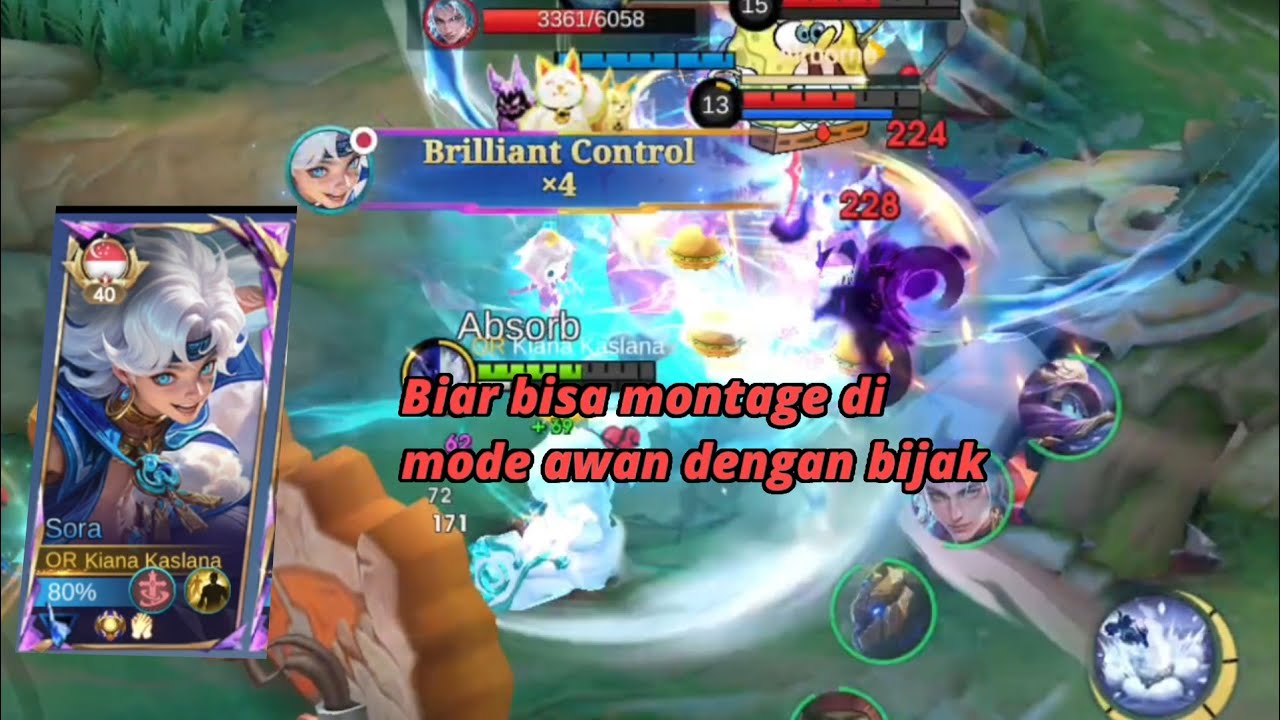 Cara main Sora pake mode awan baik dan benar