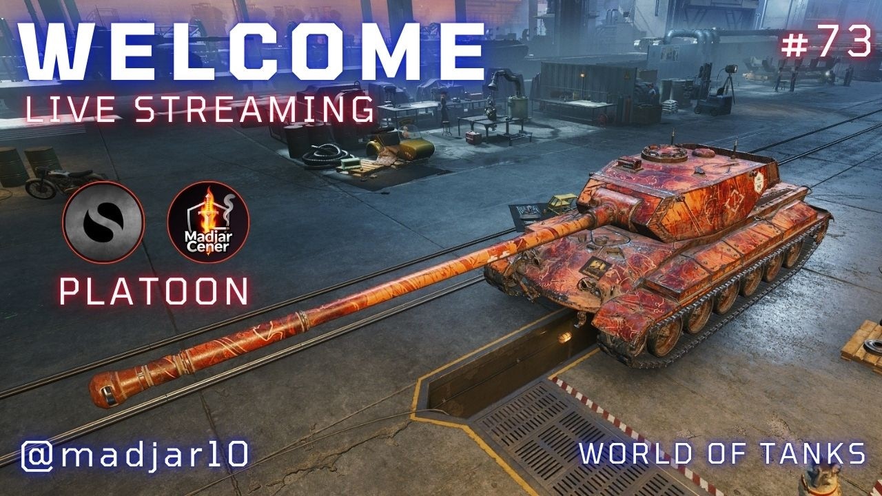 LIVE STREAM #73🎦 - Stigla subota! Platoon sa @stefannish4905 , battlepass grind - World of Tanks
