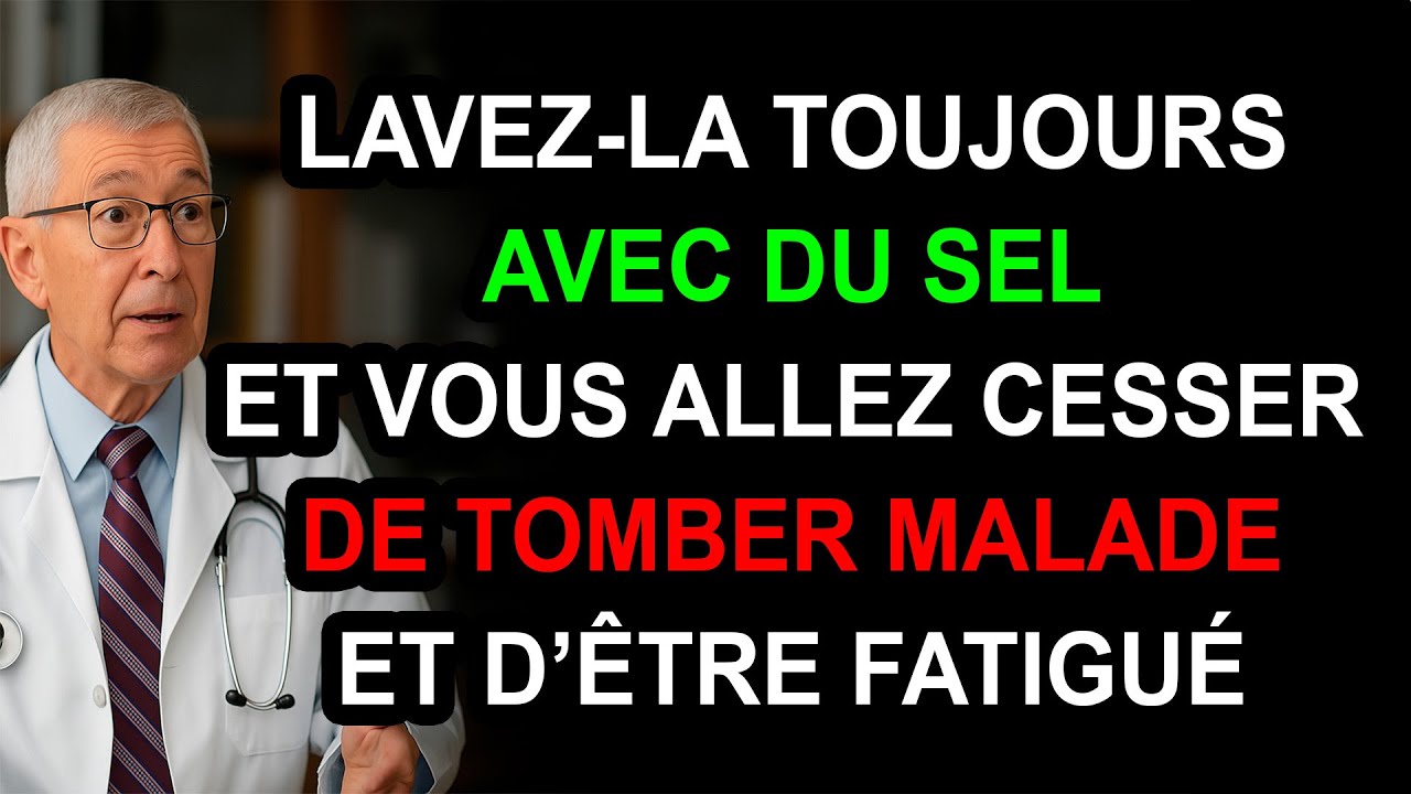 Le point secret sur le corps : Lavez-le avec du sel et oubliez les maladies !