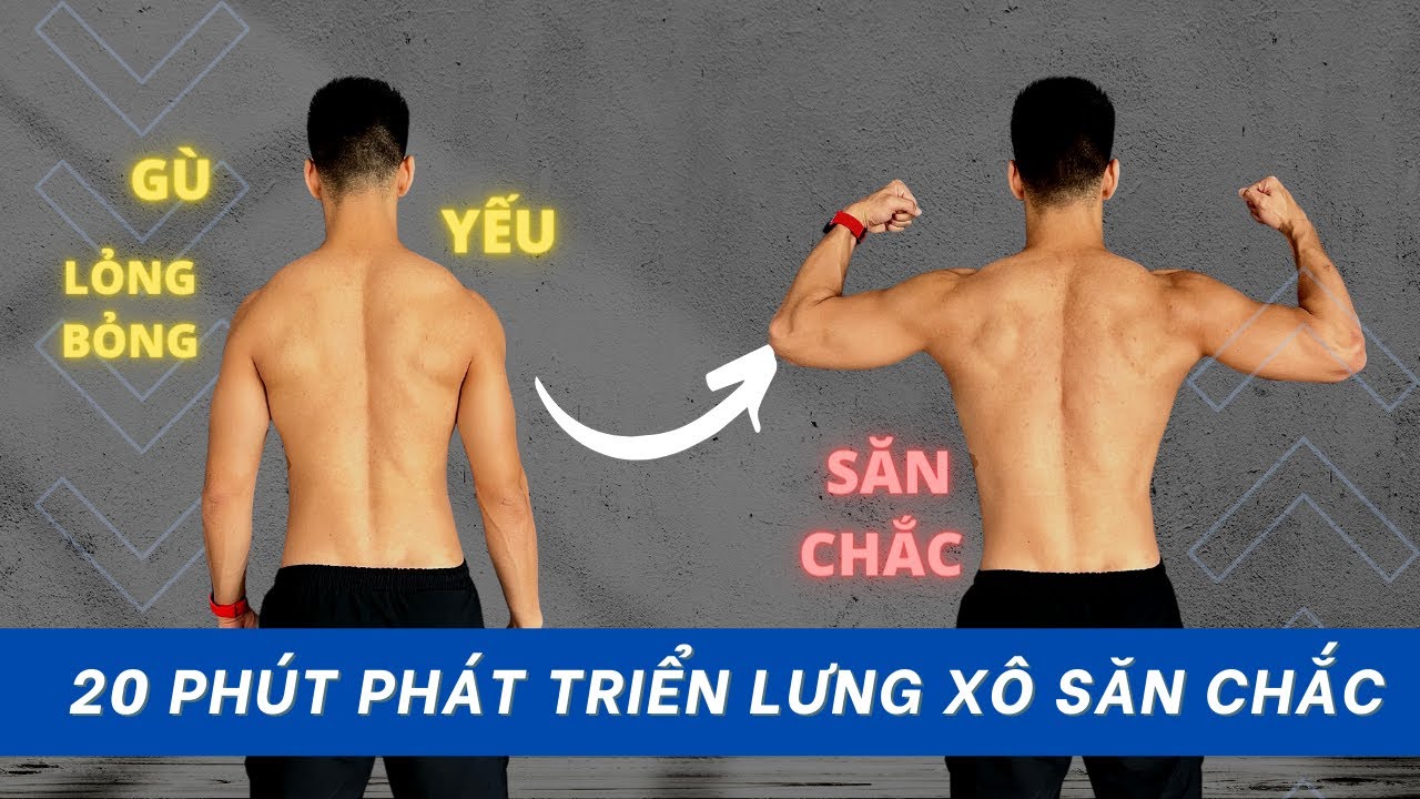 🔥 20 Ph&uacute;t Tập Ph&aacute;t Triển Lưng X&ocirc; Săn Chắc Tại Nh&agrave; (Với Tạ Đơn)