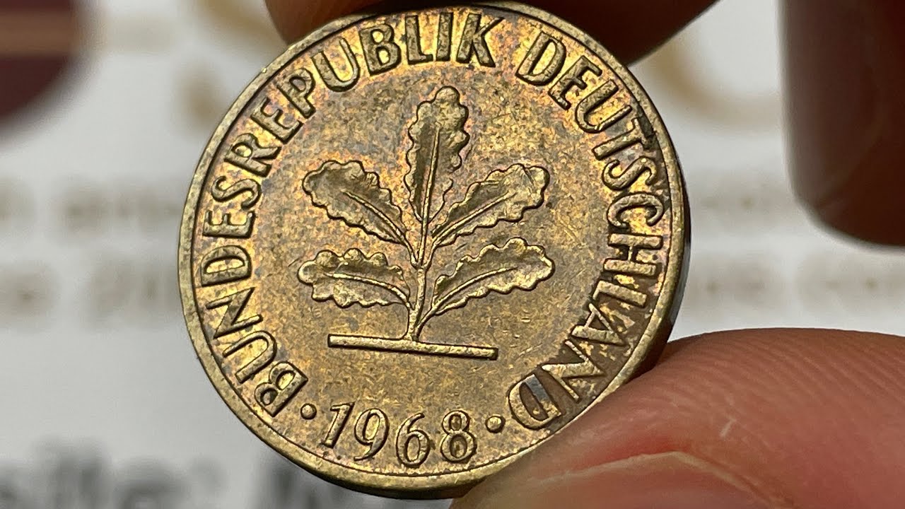 1968 Germany 5 Pfennig Coin &bull;&nbsp;Values, Information, Mintage, History, and More