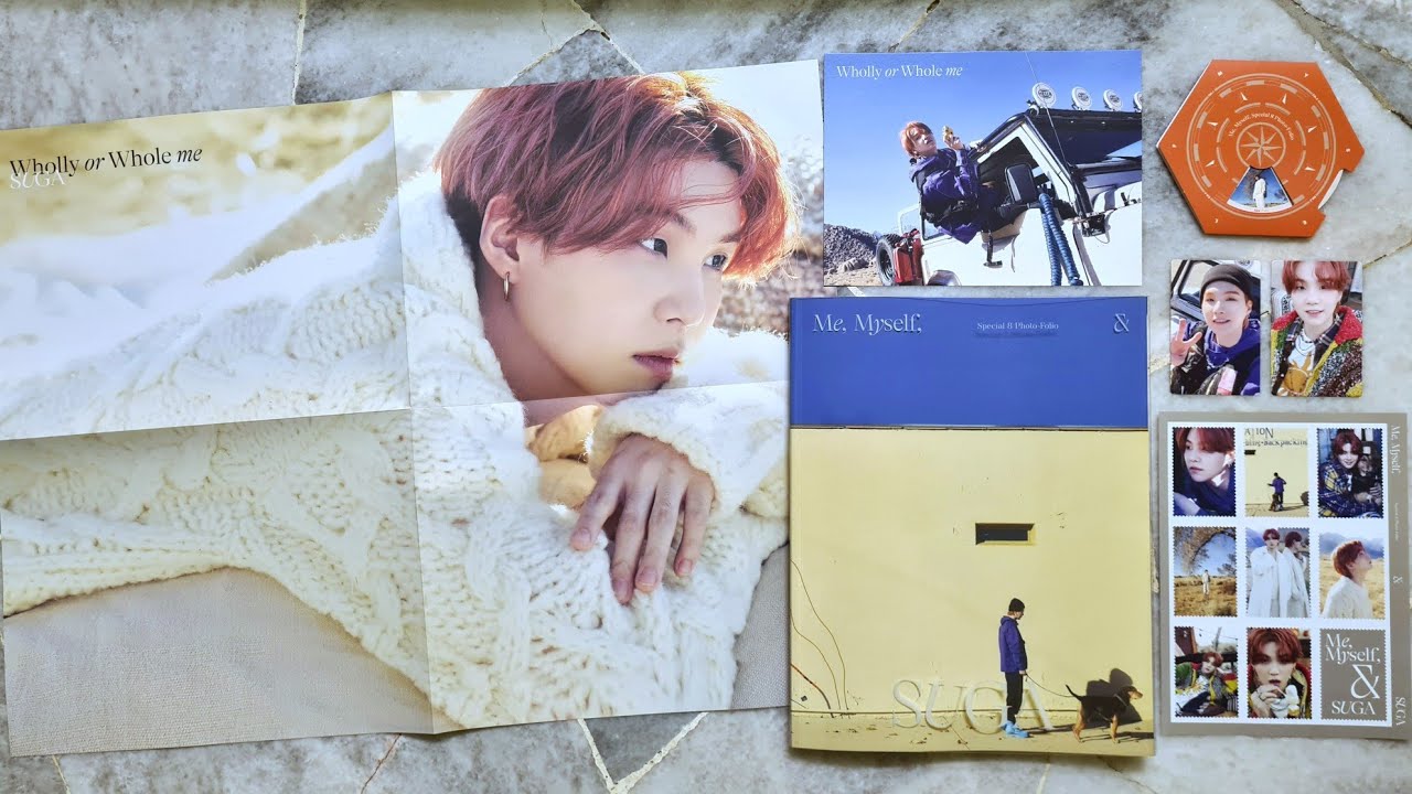 BTS 방탄소년단 Special 8 Photo-Folio Unboxing | Me, Myself, and SUGA 'Wholly or Whole me'