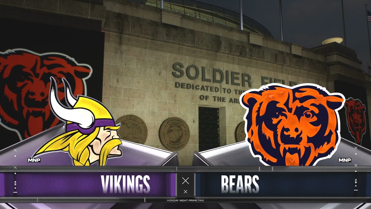 Madden NFL 26 - Minnesota All-Time Vikings Vs Chicago All-Time Bears PS5 Simulation Week 1