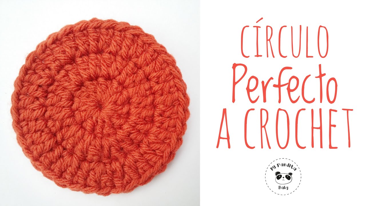 Como Tejer Un Circulo Perfecto Fácil a Crochet 🔴 - Mi Pandita Baby