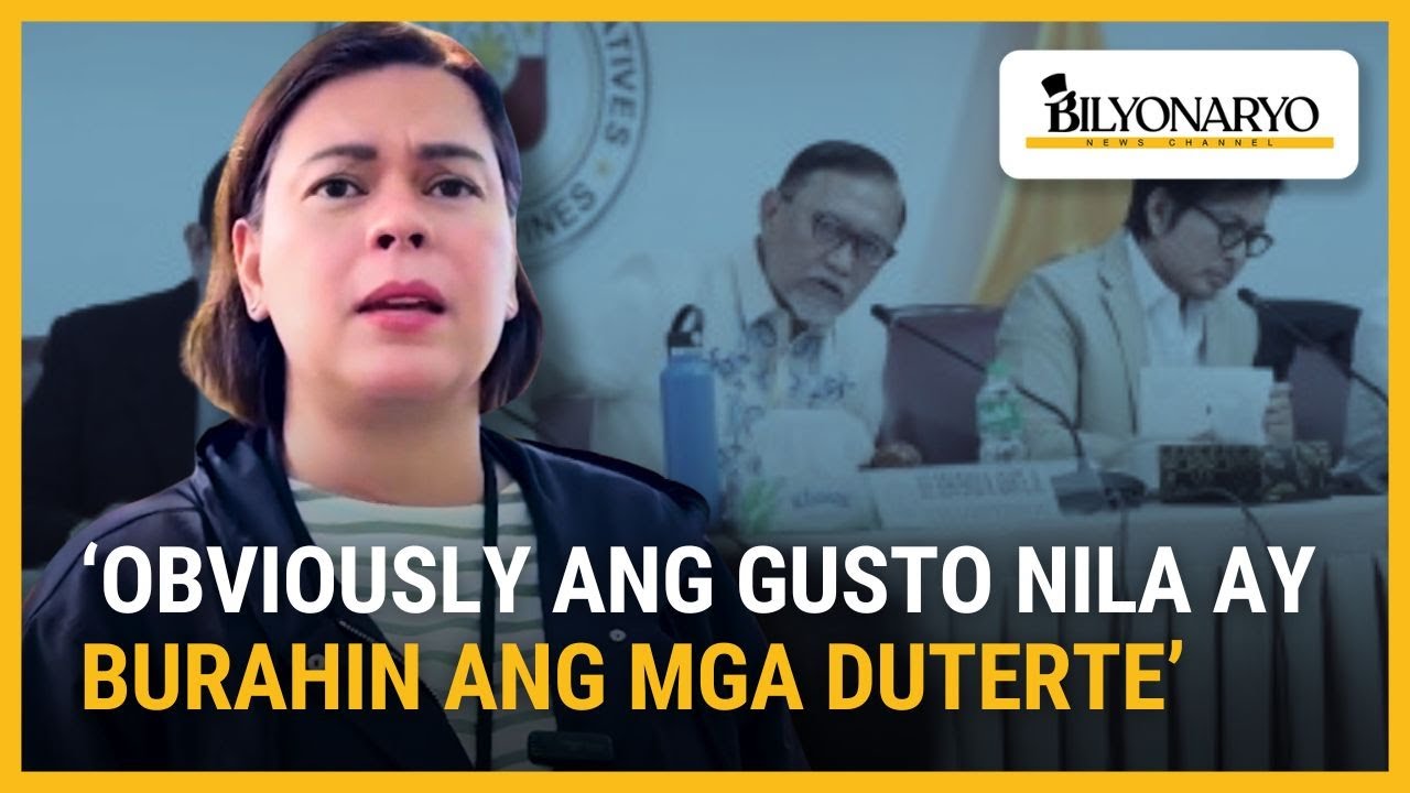 VP Sara Duterte: Quadcom 'di titigil sa pag-atake sa aking pamilya | Agenda