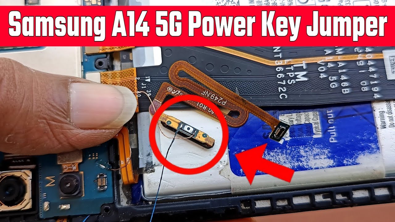 Samsung A14 5G Power Button Jumper Solution || Samsung A14 5G Power Key Not Working | Samsung Mobile