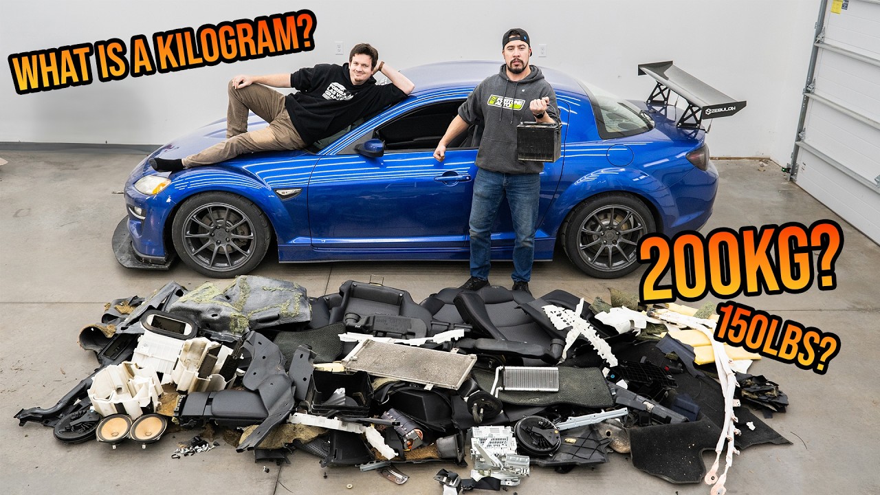How much weight can you remove from a car?