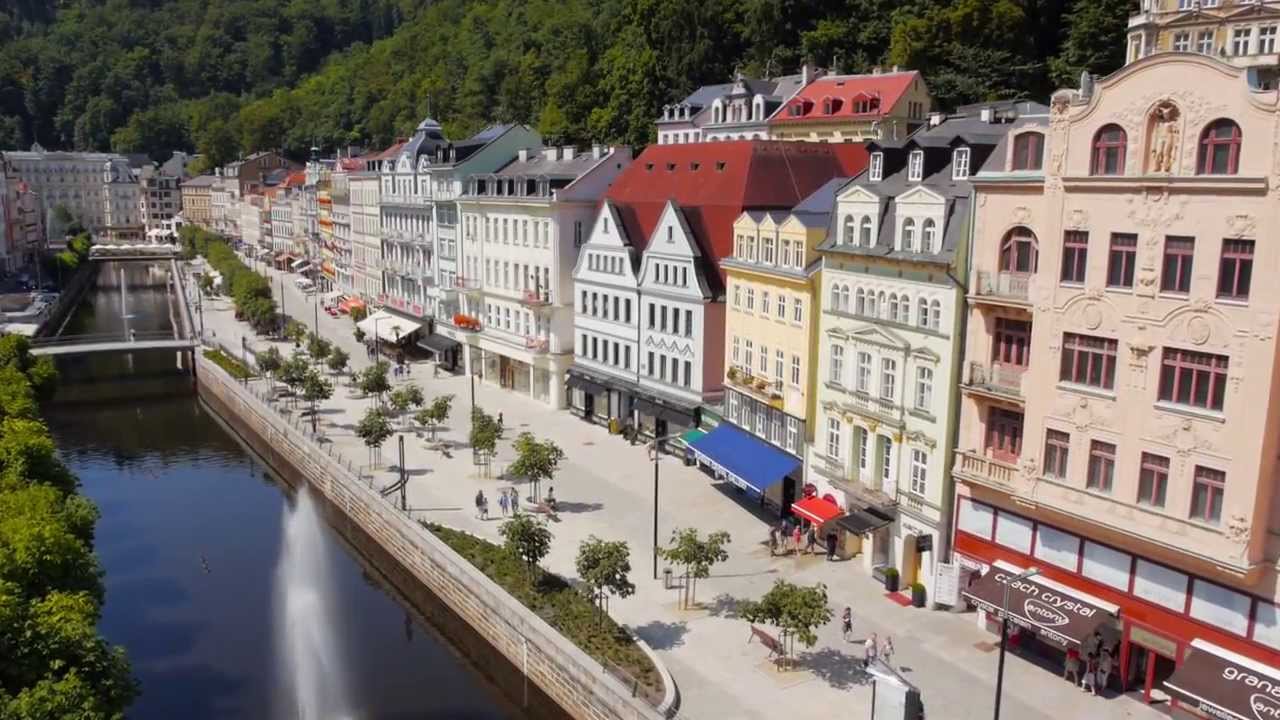 Karlovy Vary - Aerial Scene