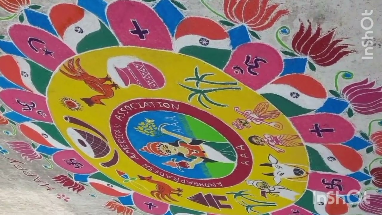 AAA rangoli competitions 