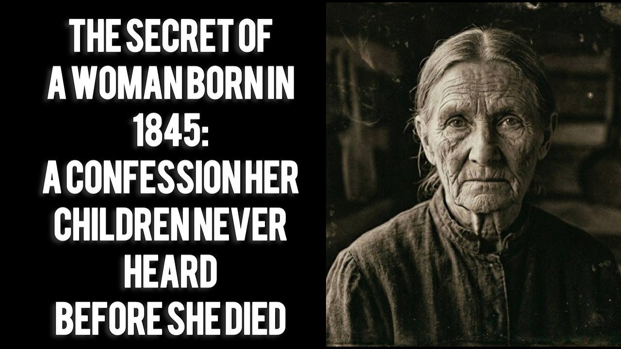 The Secret of a Woman Born in 1845: A Confession Her Children Never Heard Before She Died - Enhanced