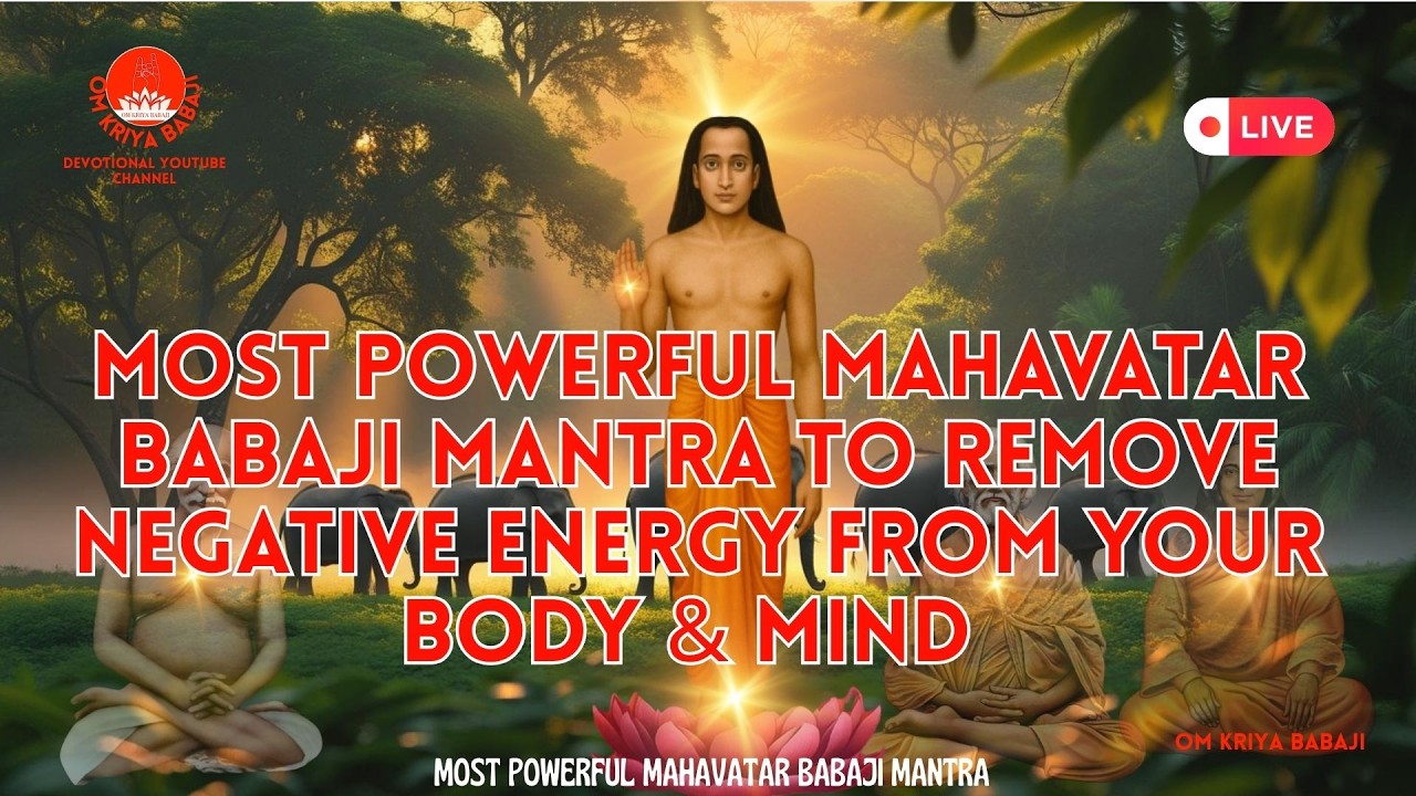🔴LIVE om kriya babaji MOST POWERFUL MEDITATION MANTRA #ஓம் கிரியா பாபாஜி  #ॐ क्रिया बाबाजी नमो नमः