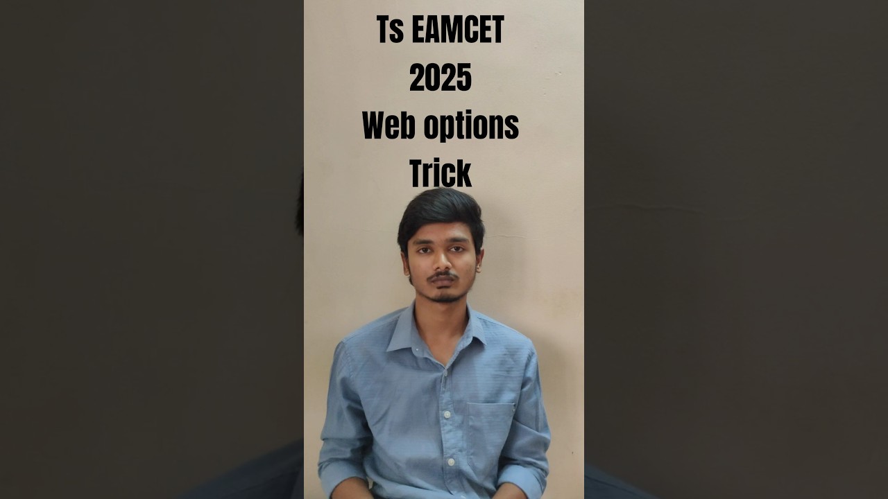 TS EAMCET Web Options Entry: 3 Deadly Mistakes That Can RUIN Your Dream College!