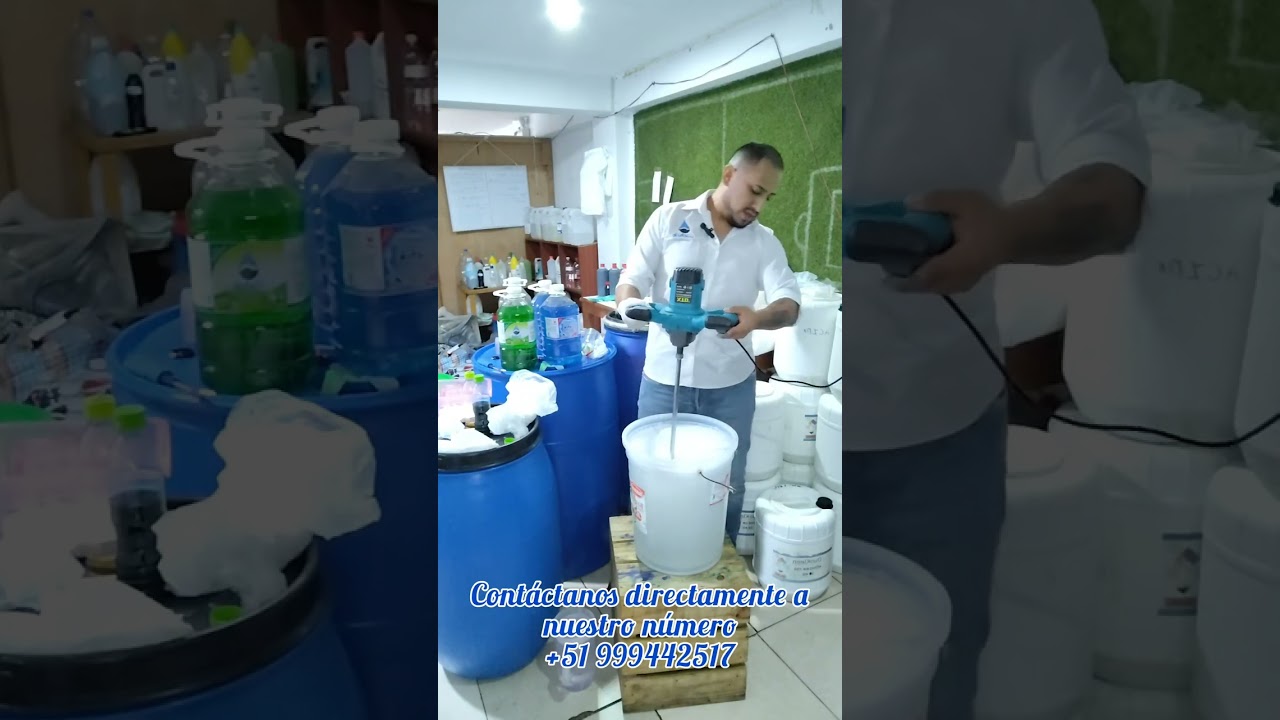 APRENDE A FABRICAR DETERGENTE LÍQUIDO