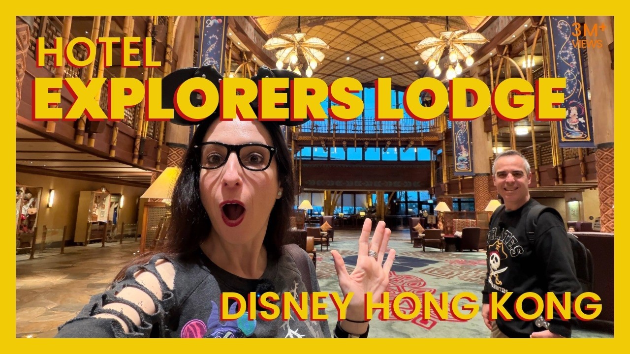 El hotel MÁS AVENTURERO de Disney Hong Kong 🧭 Explorers Lodge completo + habitación