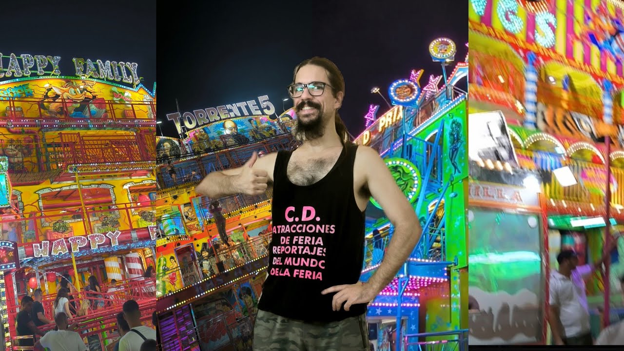 Me subo a todas las FUNHOUSE de la feria de Málaga (4 Onrides seguidos)