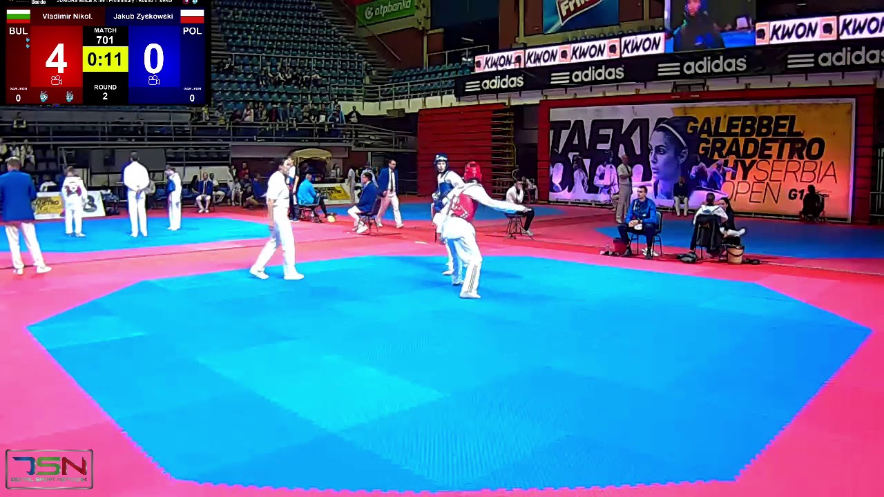 701  Jakub Zyskowski, POL vs  Vladimir Nikolov, BUL 4 8
