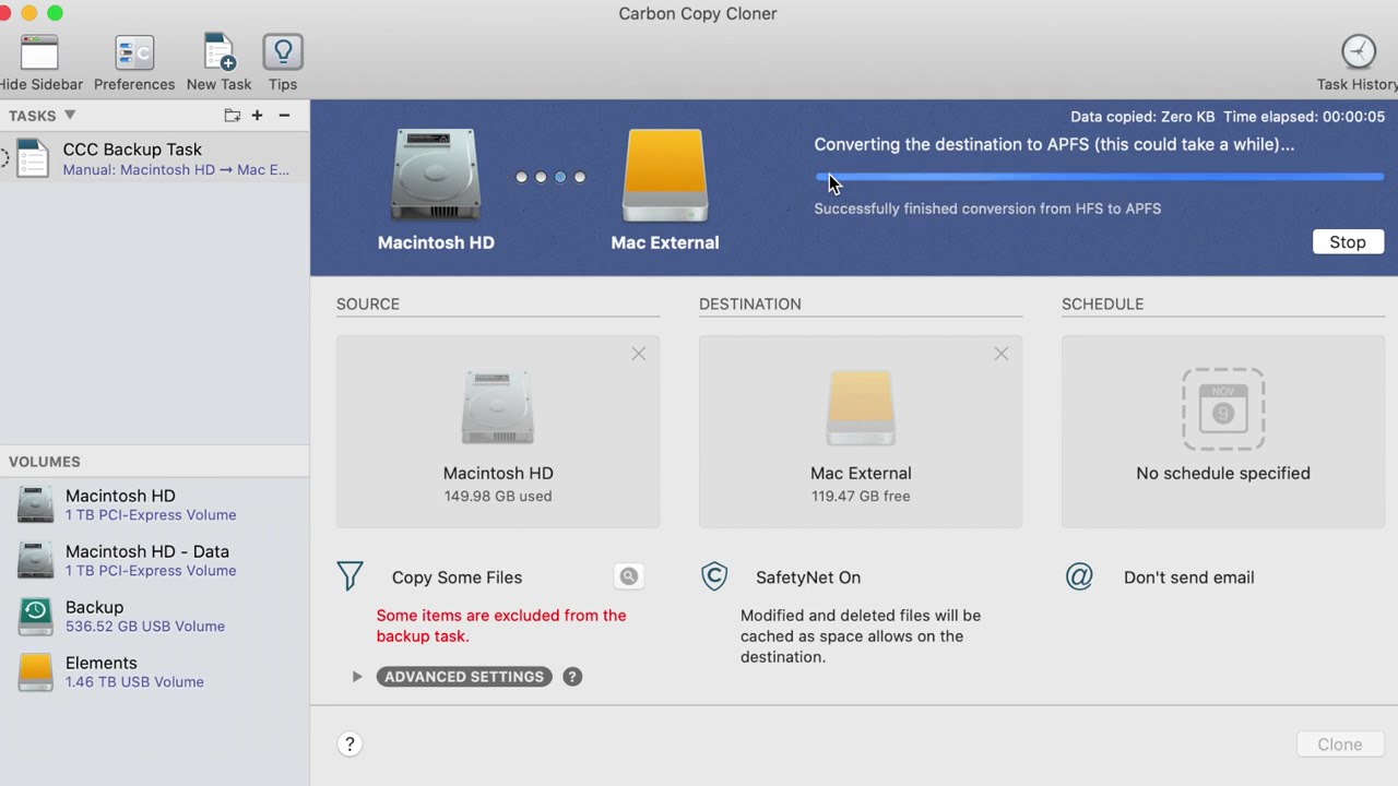 How to Clone a hard drive/SSD using Carbon Copy Cloner on Mac