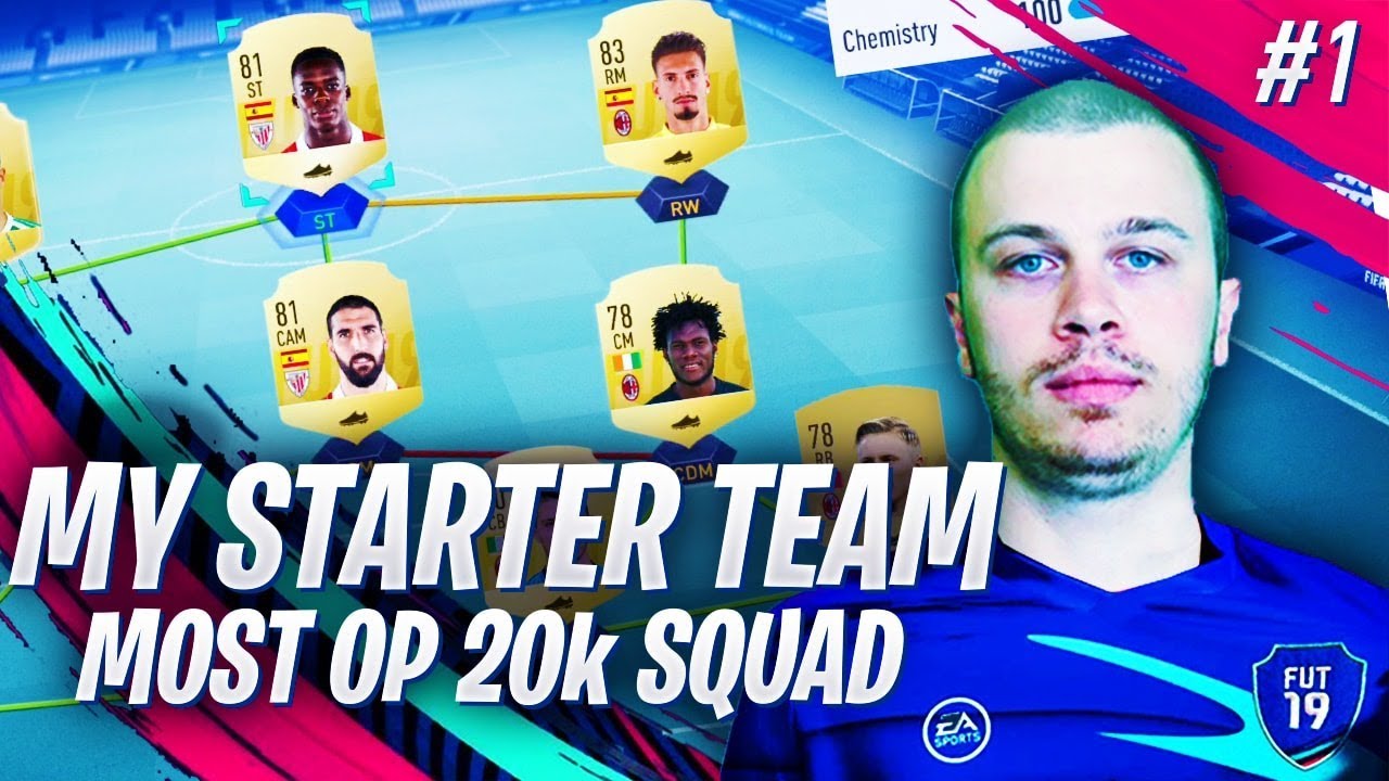 FIFA 19 THE BEST STARTER TEAM w/ MOST OP CHEAP STRIKER - FIRST WINS IN DIVISION RIVALS