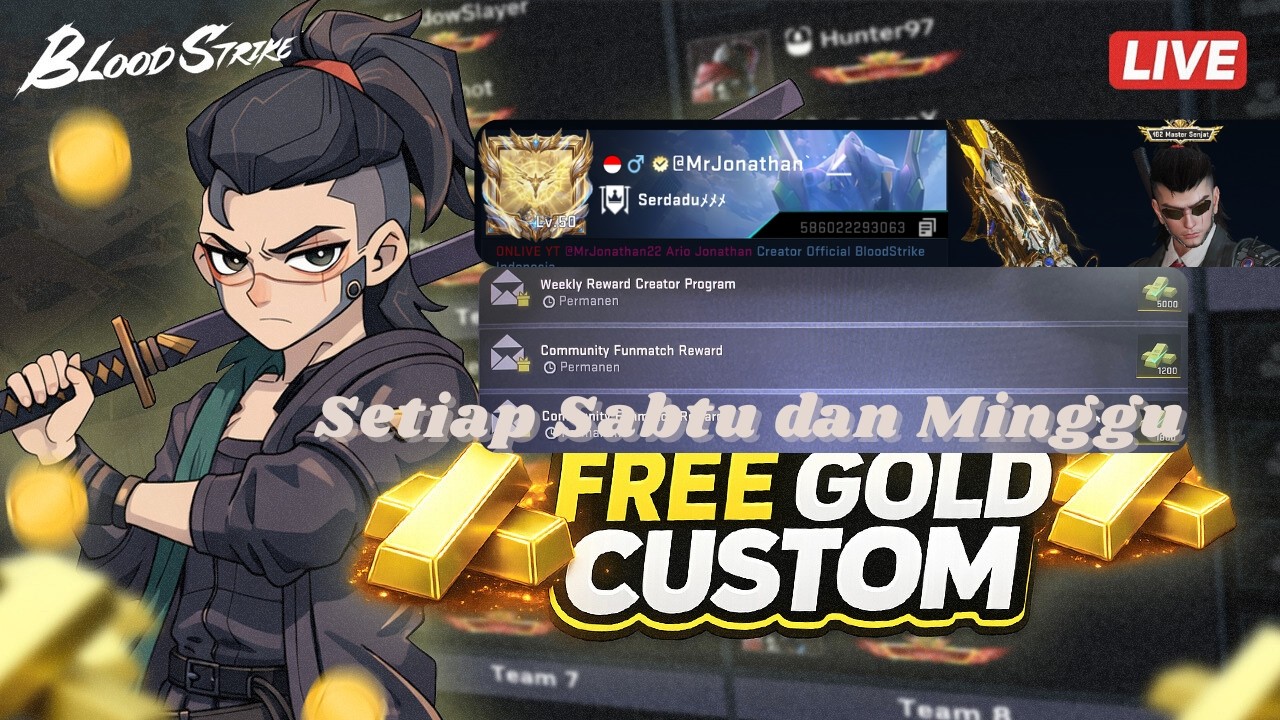 BLOOD STRIKE - Minggu Ceria Bersama CEO GOLD GRATIS #bloodstrike