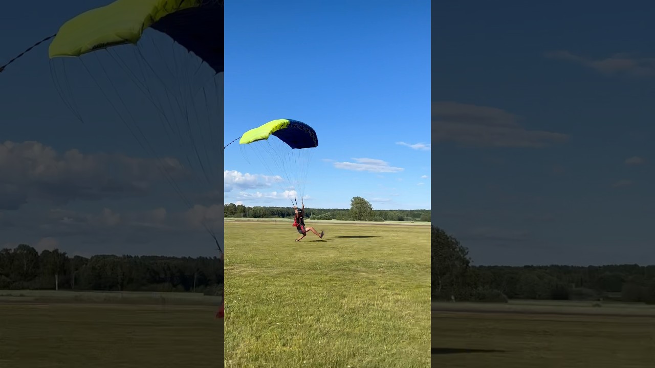Mi hermano Ivan Arriaga going blind, man. #skydiving #swoop #blindman