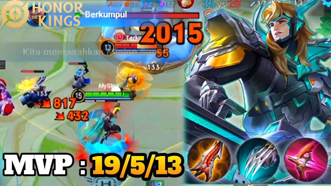 ALESSIO honor of king best build and gameplay high rank 19 kill||HOKgameplay