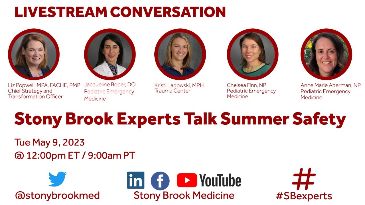 Stony Brook Experts Talk Summer Safety