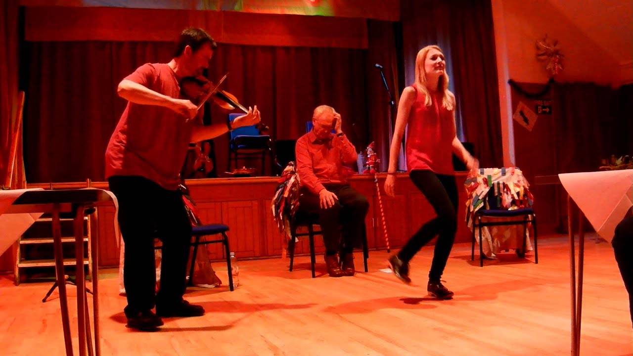Laura Connolly clog dance in Sedbergh
