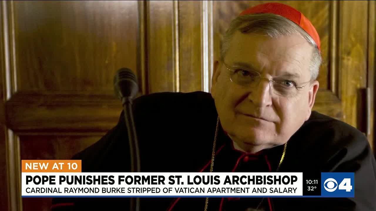 Cardinal Raymond Burke stripped of Vatican apartment, salary
