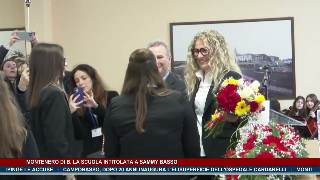 Montenero di Bisaccia, la scuola intitolata a Sammy Basso - TRSP - Molise - News del 01-04-2025