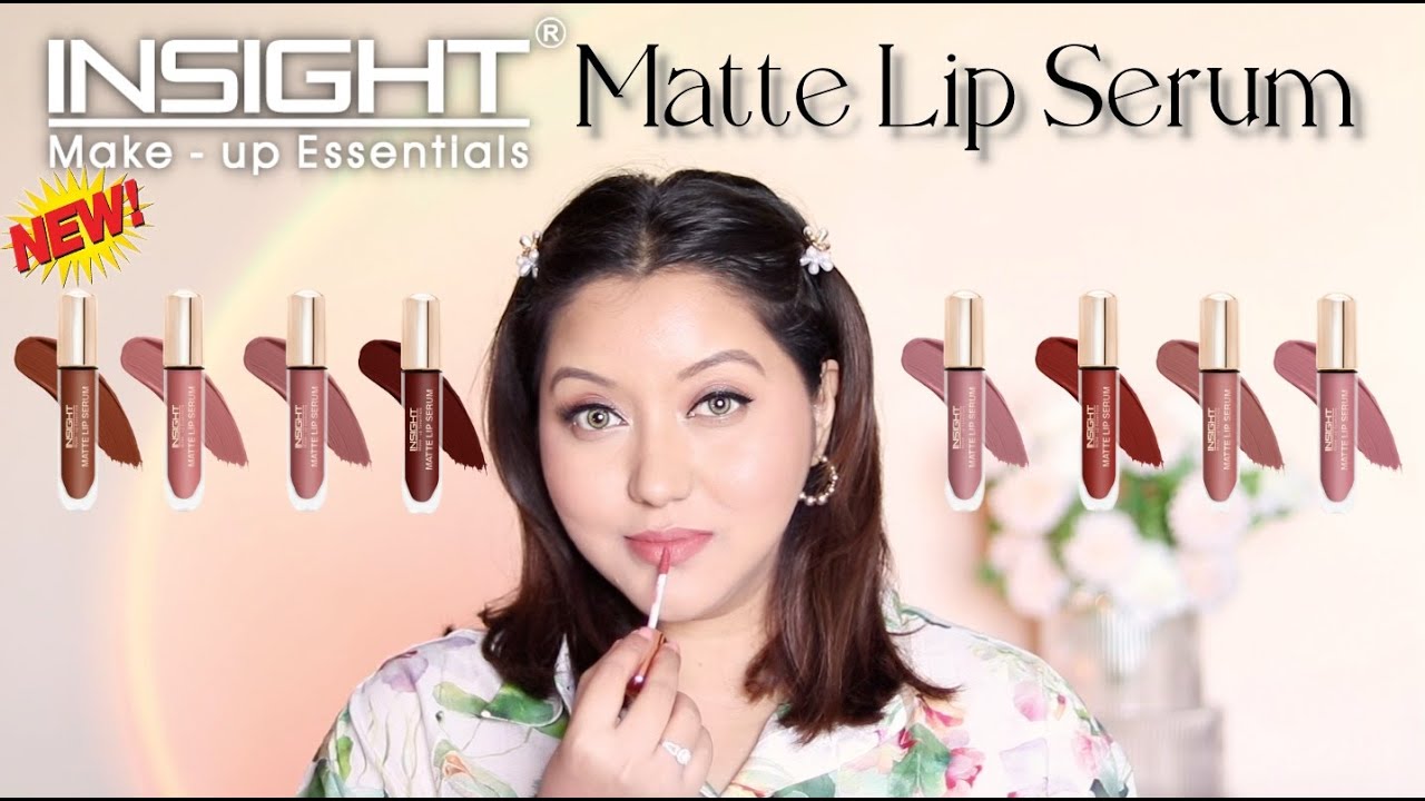 *NEW* Insight Cosmetics Matte Lip Serum Review & Lip sWatches (8 Shades)