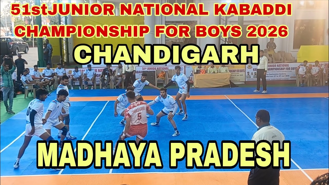 CHANDIGARH🆚 MADHYAPRADESH||51stJUNIOR NATIONAL KABADDI CHAMPIONSHIP FOR BOYS 2026||WIN CHANDIGARH 🔥🔥