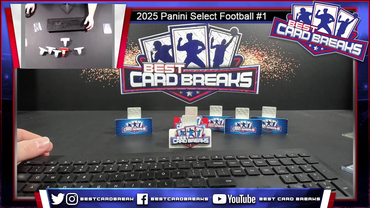2025 Panini Select Football #1 - Hobby Blaster 20 Box Case Pick Your Team -  2/19/26