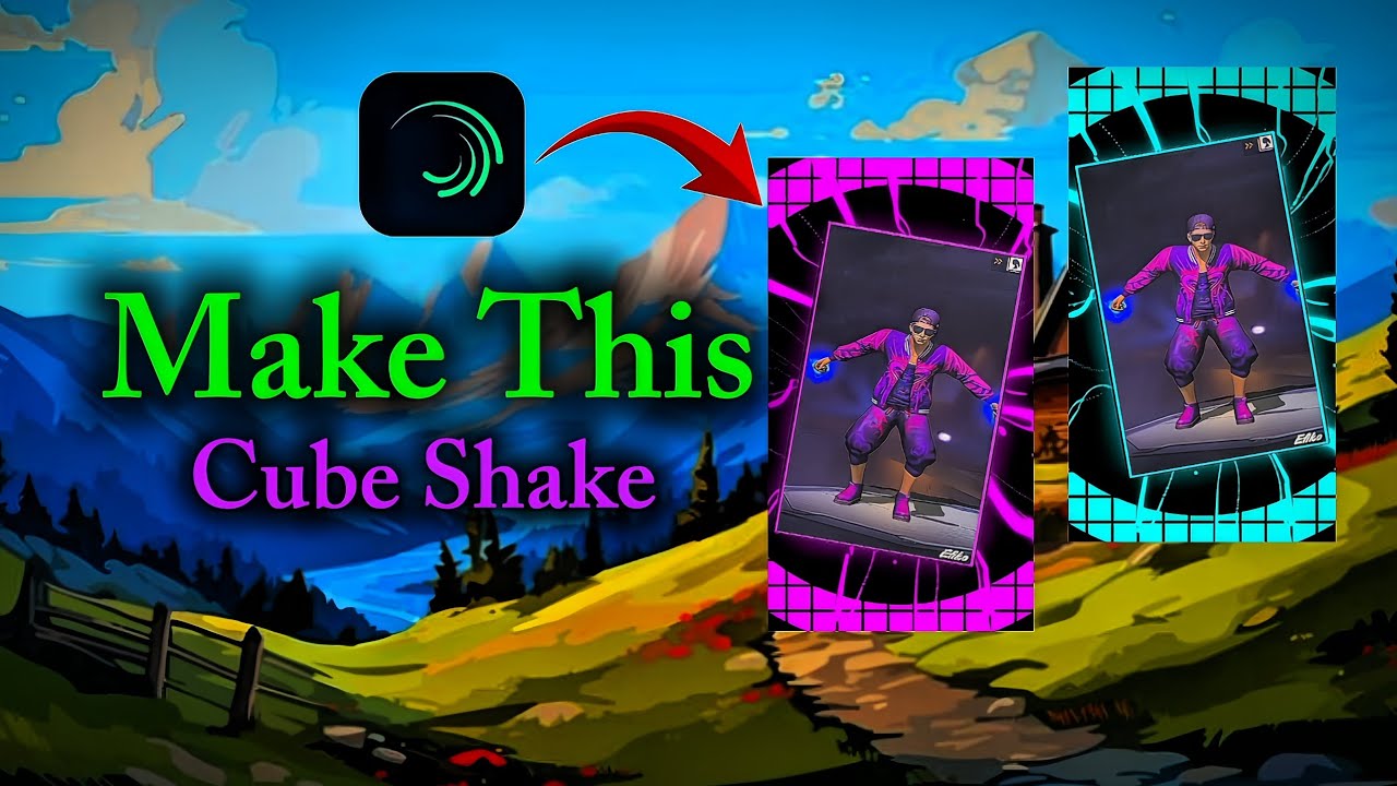 HOW TO MAKE CUBE SHAKE IN ||ALIGHTMOTION||