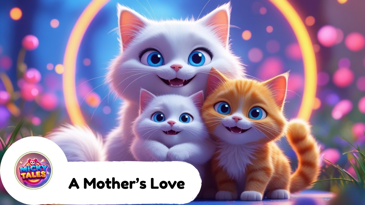 Mom Cat & Her Babies | A Heartwarming 3D Animated Story 🐱 #MommyCat #CatStory #CuteCats