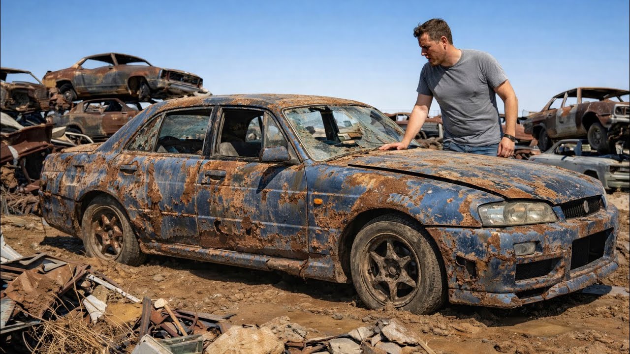 ASMR Car Restoration! Nissan Skyline R34 (1999) Full Restoration from Scrap