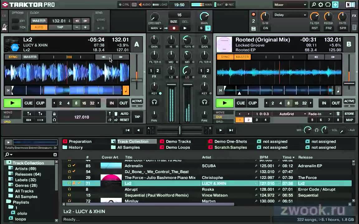 02 Диджеинг в программе Traktor  Примеры сведения