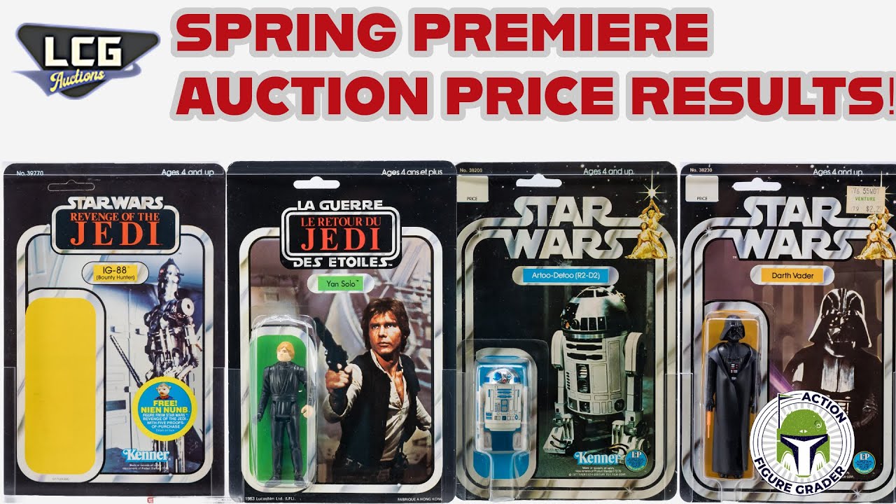 LCG Auctions Spring Premiere Session | HUGE Star Wars Prices | MOTU | GI Joe | Transformers