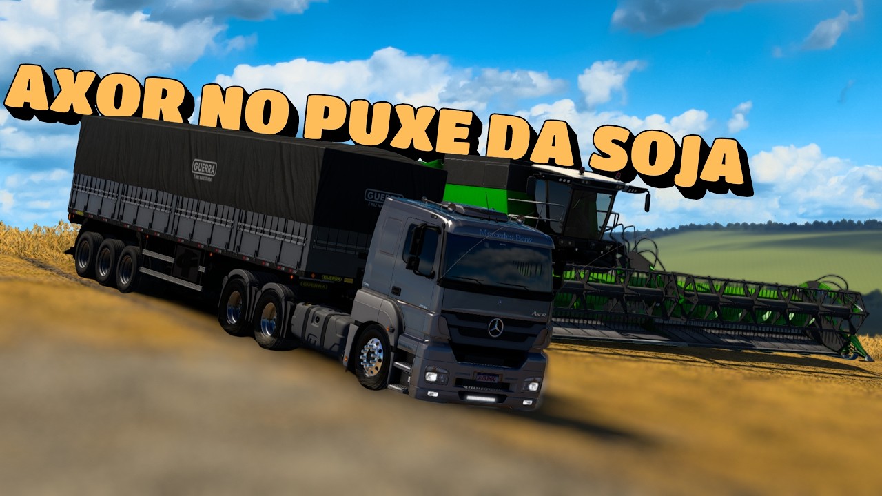 ETS2/1.58 FAZENDO FRETES NO MAPA ELDORADO PRO+SUL PARANÁ+SANTA CATARINA AXOR GRANELEIRO...