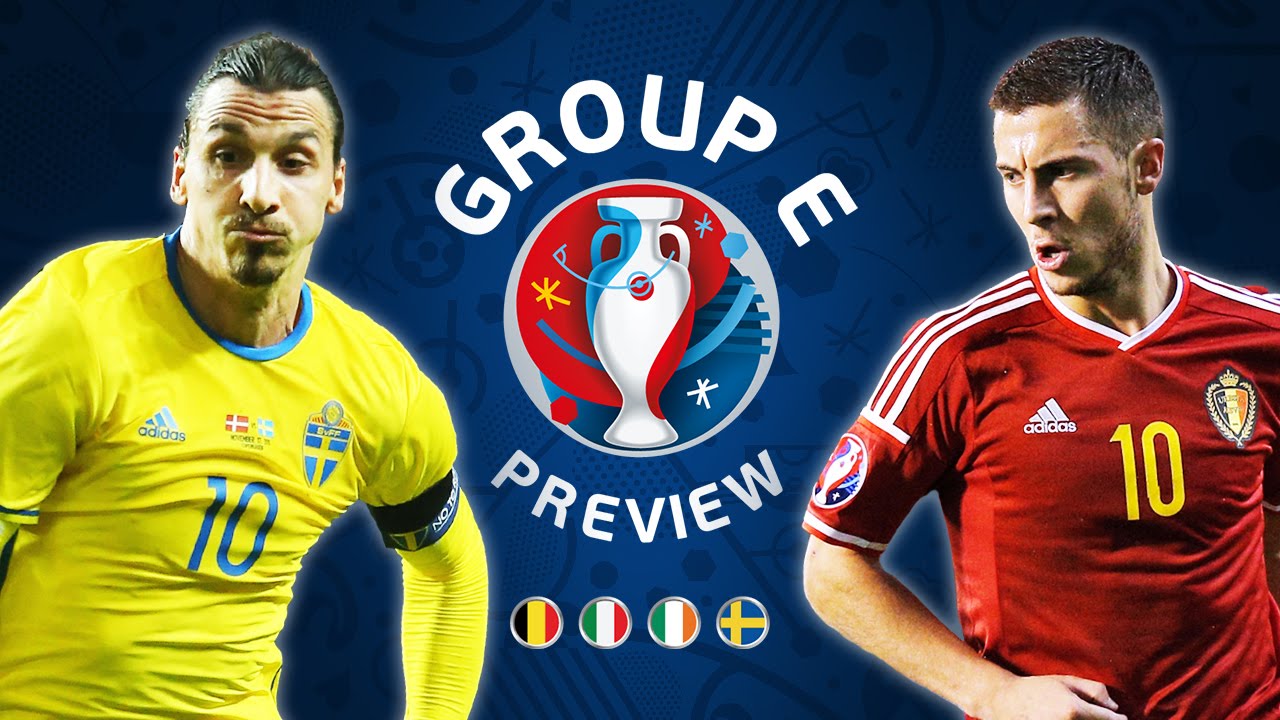 EURO 2016 Group E Preview | Belgium, Republic of Ireland, Sweden & Italy