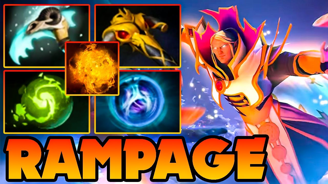 Invoker Dota 2 Mid Rampage Guide Pro Gameplay With 27 Kills 7.33