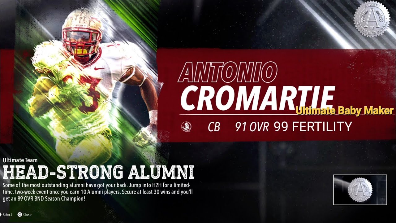 CFB 26 Cromartie 99 fertility