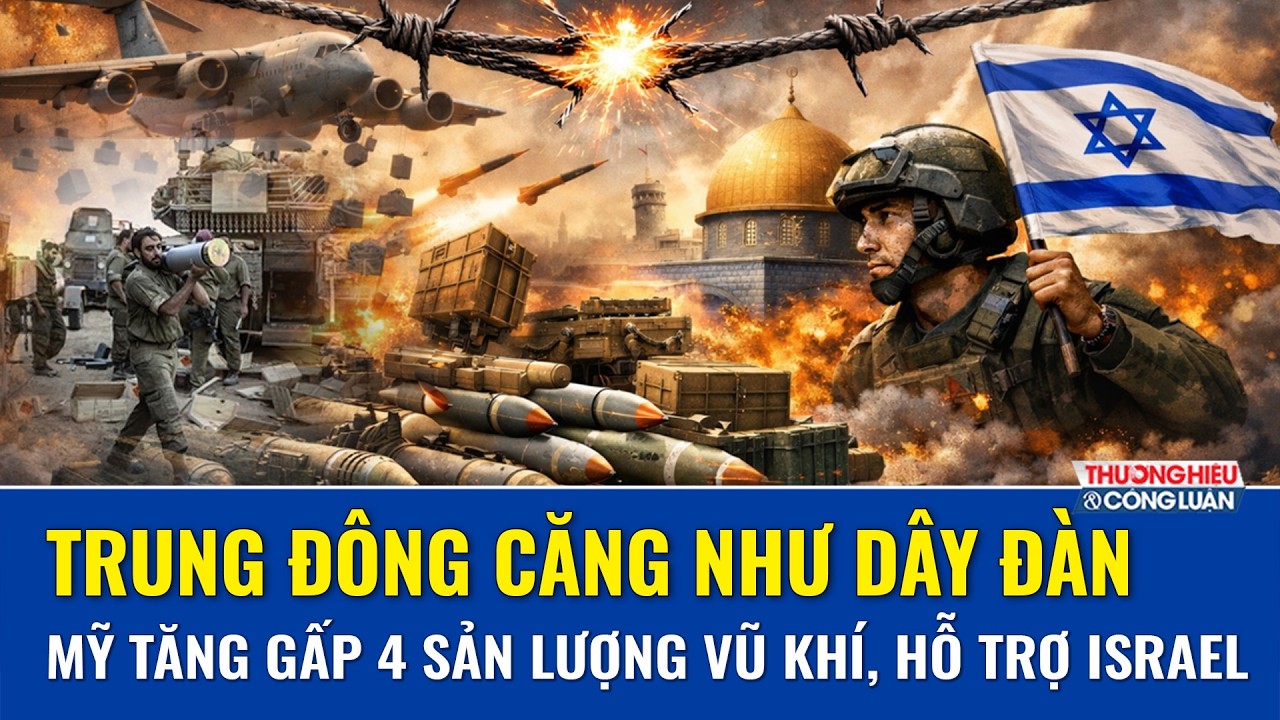 Mỹ bỏ qua Quốc hội, cấp tập chi viện 12.000 bom hạng nặng cho Israel giữa căng thẳng Iran