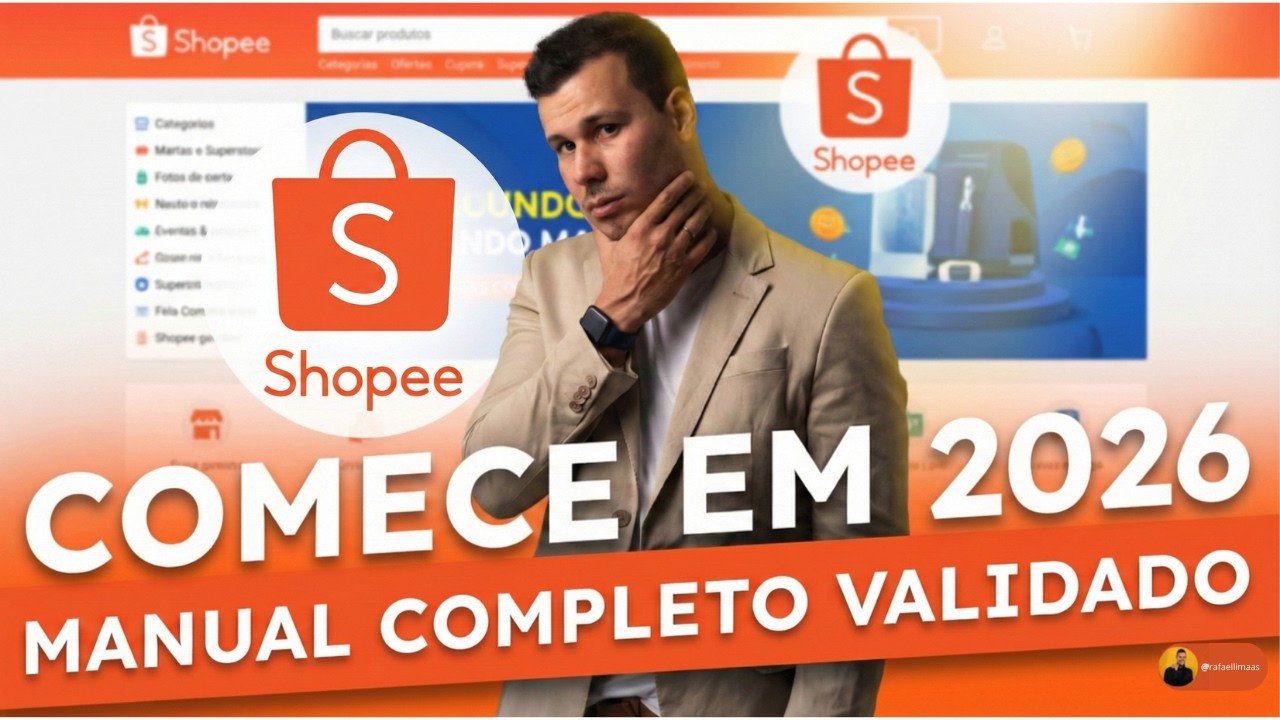 Tutorial COMPLETO na Shopee para iniciantes - Do zero clique a clique