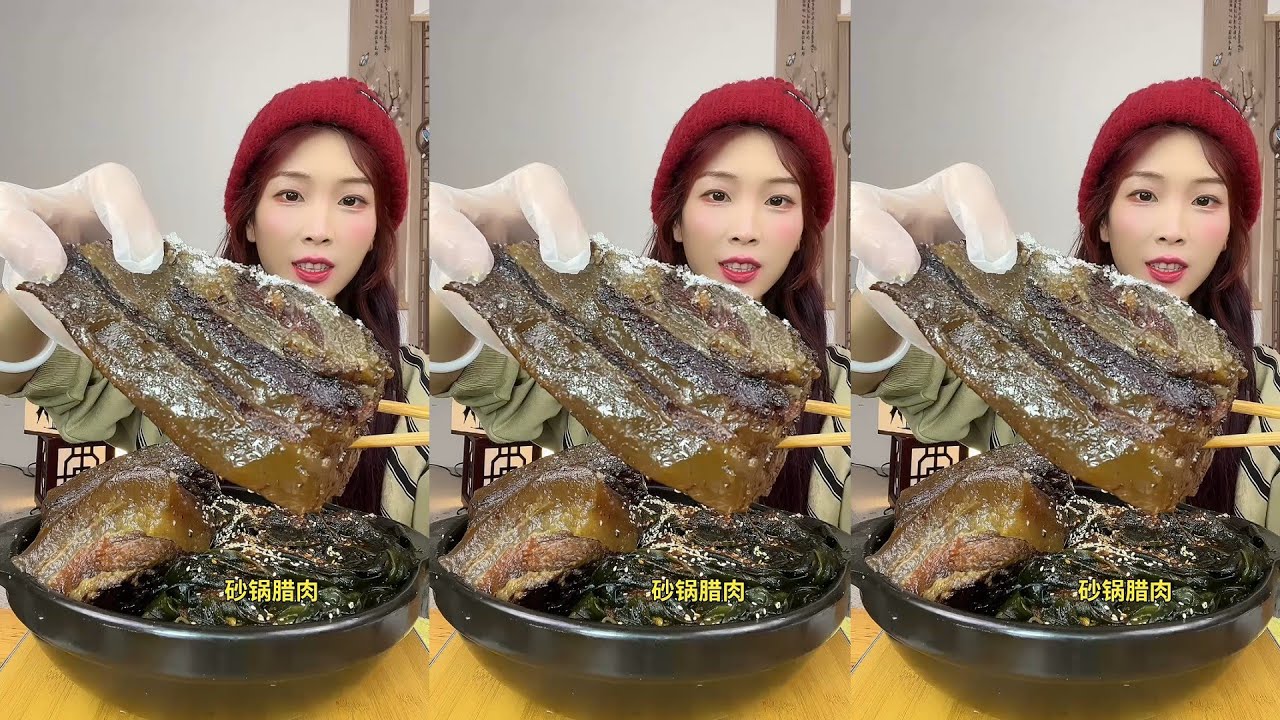 【ASMR】【MUKBANG】 DELICIOUS PORK BELLY 東坡肉 | EATING FOOD SHOW | CHINESE MUKBANG | 食べ | 吃播 LOVE EAT