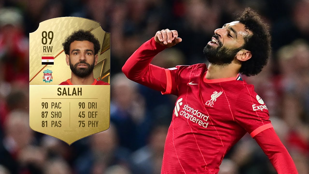 mo salah the egyptian king  FIFA 22 Rating Reaction  -  رد فعل محمد صلاح علي تقييمه فيفا 22