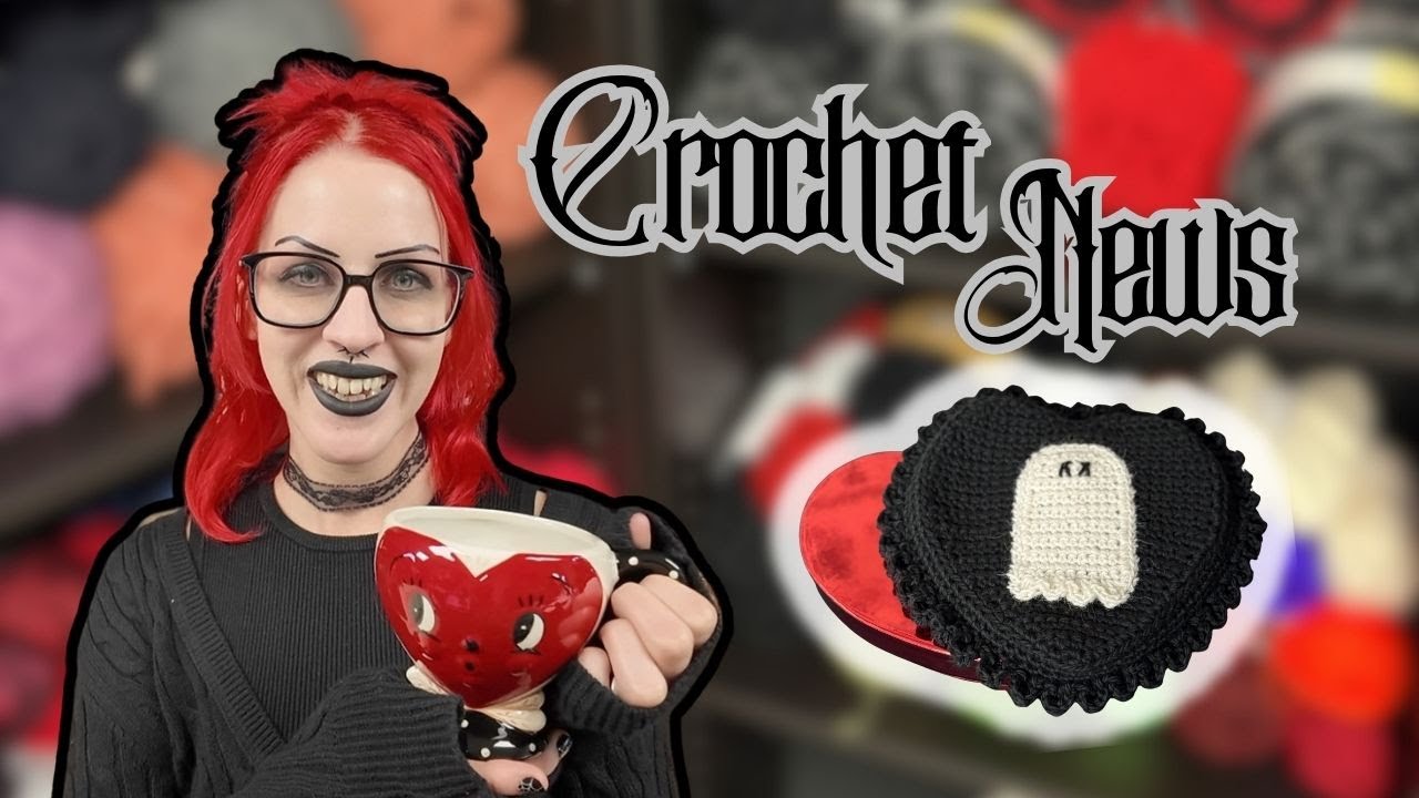 Crochet News: February Zine is Here with Spooky Cute Patterns 🖤🧶
