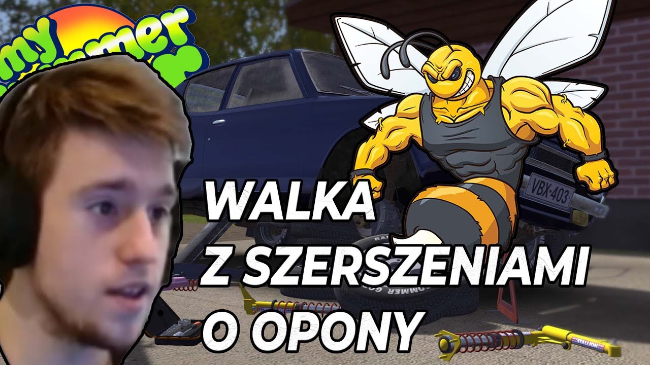 WALCZE Z SZERSZENIAMI NA ŚMIERĆ I CRASHA! | MY SUMMER CAR #2